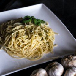 Chili-Spaghetti mit Knoblauch