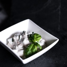 Frischkäse-Dip mit Frühlingszwiebeln