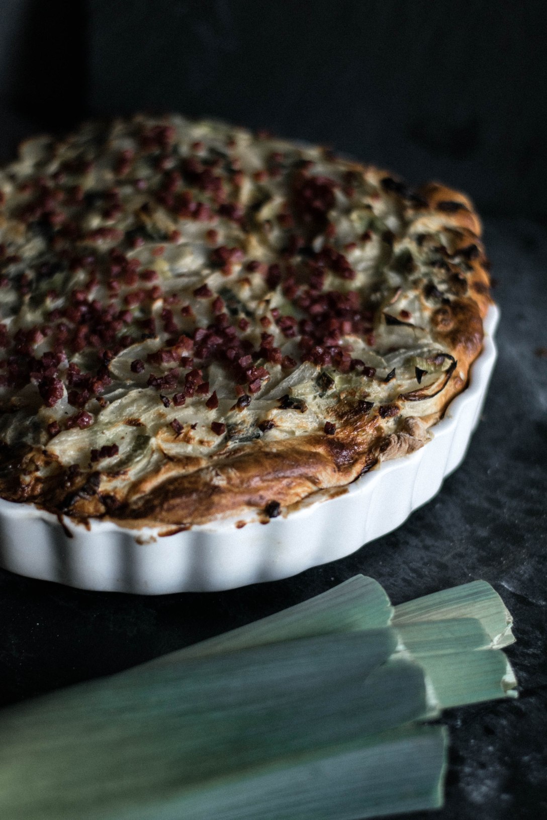 Zwiebel-Lauch-Kuchen